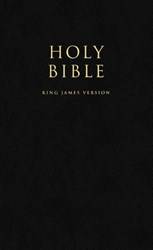The Holy Bible King James Version Black Leatherette Edition
