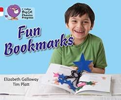 Fun Bookmarks Band 02b Red B/band 10 White