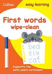 First Words Age 35 Wipe Clean Activity Book