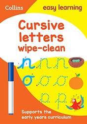 El PreschooL- Cursive Letters Age 3-5 Wipe Clean Activity bo