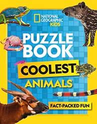 Ng Kids  Puzzle Book Coolest Animals BraiN-Tickling Quizze