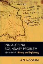 INDIA-CHINA BOUNDARY PROBLEM, 1846-1947