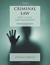 CRIMINAL LAW TEXT, CASES, AND MATERIALS