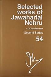 SELECTED WORKS OF JAWAHALAL NEHRU, SECOND SERIES, VOL 54 (1-30 NOVEMBER 1959)