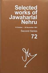 SELECTED WORKS OF JAWAHARLAL NEHRU (15 Oct to 30 Nov 1961), SECOND SERI VOL 72 C