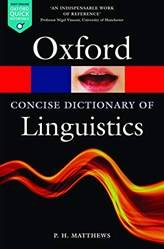THE CONCISE OXFORD DICTIONARY OF LINGUISTICS 3E OPR
