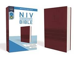 Niv Value Thinline Bible Leathersoft Burgundy Comfort pr