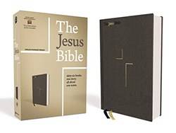 The Jesus Bible Esv Edition Cloth Over Board Gray