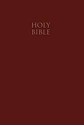 Niv Compact Text Bible - Burgundy