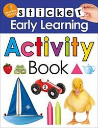 Sticker Early Learning Activity Book (reusable Stickers)