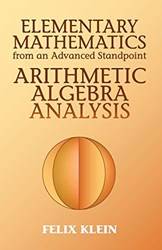 Elementary Mathematics From An Advanced Standpoint