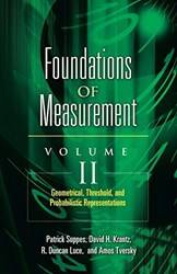 Foundations Of Measurement Vol ii