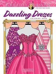 Creative Haven Dazzling Dresses Coloring Book