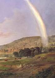 Landscape With Rainbow Notebook