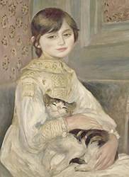 Child With Cat (julie Manet) Notebook