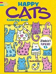 Happy Cats Coloring Book/happy Cats Color By Number 2 Books