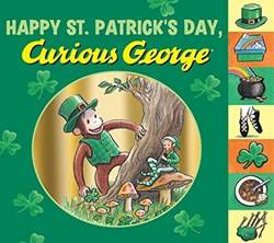 Happy St Patricks Day Curious George Tabbed Board Book