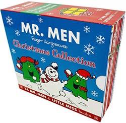 Mr Men Little Paper Backs Christmas X14 Book Set Slipcase Edition