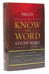 Nkjv Know The Word Study Bible Hardcover Red Letter