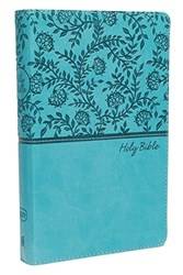 Kjv Deluxe Gift Bible Leathersoft Blue Red Letter Editio