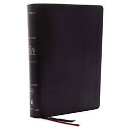The Kjv Open Bible Leathersoft Black Thumb