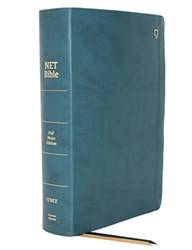 Net Bible FulL-Notes Edition Leathersoft Teal Thumb Inde