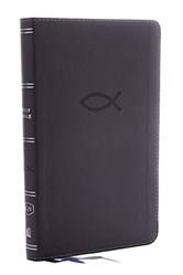 Kjv Thinline Bible Youth Edition Leathersoft Gray Red le