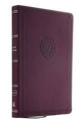 Kjv Thinline Bible Youth Edition Leathersoft Purple Red