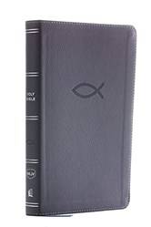 Nkjv Thinline Bible Youth Edition Leathersoft Gray Red L