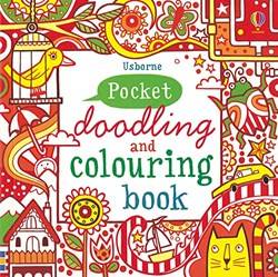 Pocket Doodling And Colouring Books Red