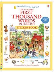 First Thousand Words In English Sticker Book
