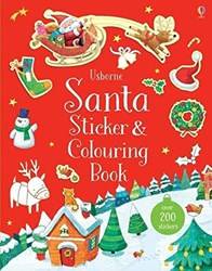 Santa Sticker And Colouring Book
