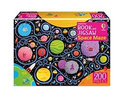 Usborne Book And Jigsaw Space Maze