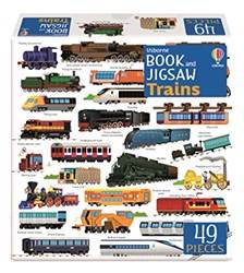 Usborne Book And Jigsaw Trains