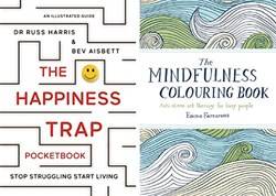 Happiness Trap Pocketbook & Mindfullness Colouring Book Combo Pack